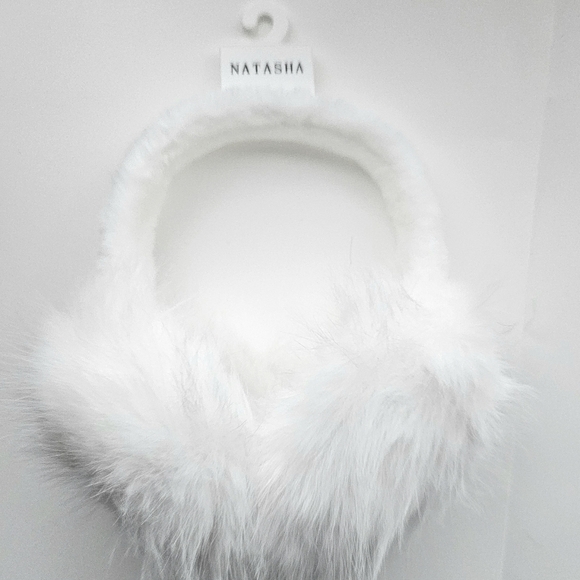 Fur Snow Bunny Winter Ear Muffs White ?